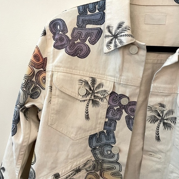 MOTHER *Rare* Shrunken Mountain Drifter Roller Skate Round Up Denim Jacket Small - Picture 3 of 8